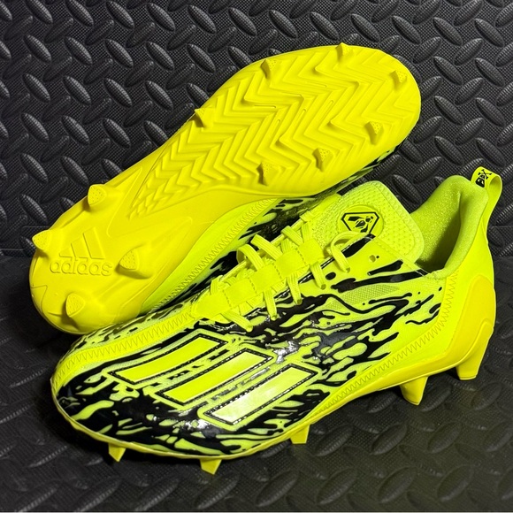 Adidas Adizero 12.0‎ Poison Solar Yellow Football Cleats Mens Sizes - Picture 1 of 7